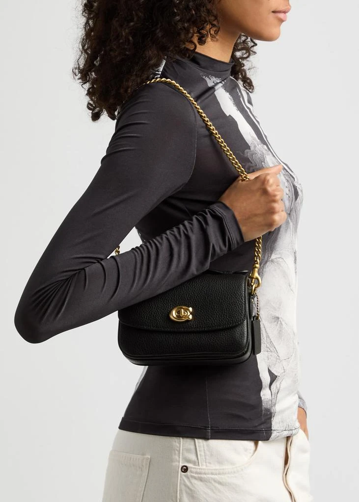 Coach Cassie 17 pebbled leather cross-body bag 6