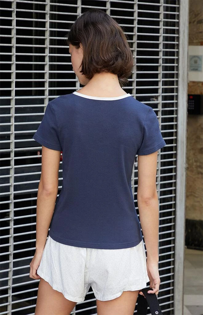 John Galt Hailie Italia Ringer T-Shirt 3