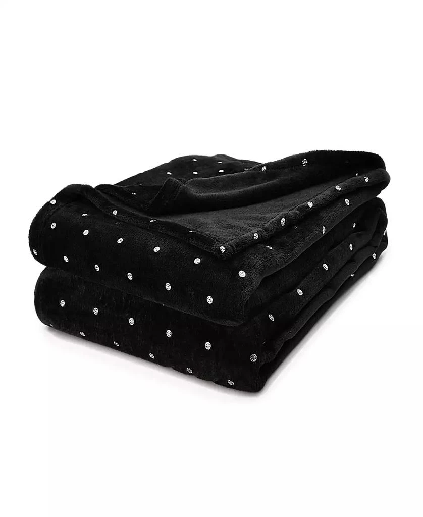 Superior Ultra -Plush Polka Dot Fleece Blanket 1