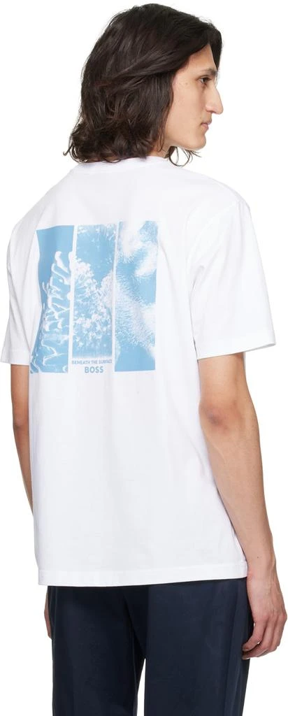 Hugo Boss White Graphic T-Shirt 3
