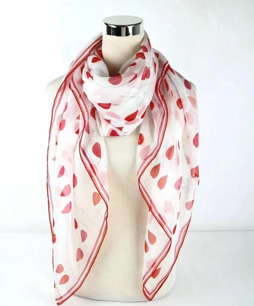 Alexander McQueen Alexander McQueen Chiffon Silk Petal Skull Print Shawl 2