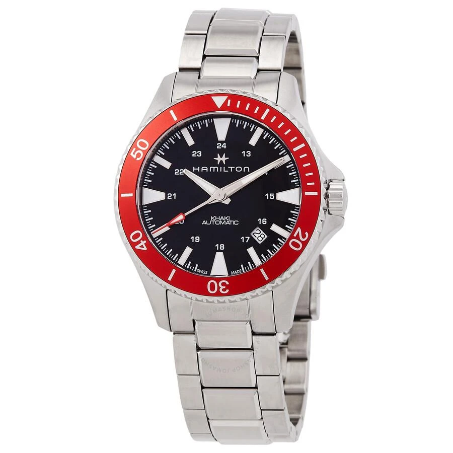 Hamilton Khaki Navy Scuba Automatic Black Dial Watch H82405130 1