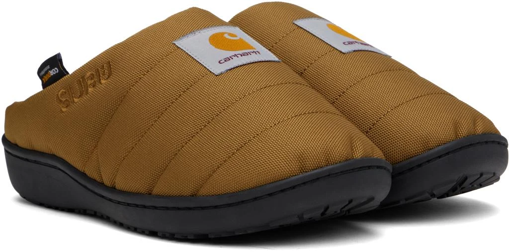 Carhartt WIP Brown SUBU Edition Cordura Slippers 4