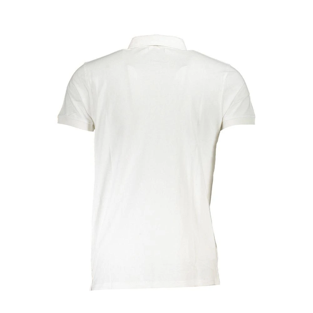cavalli CLASS Cavalli Class White Cotton Polo Shirt 2