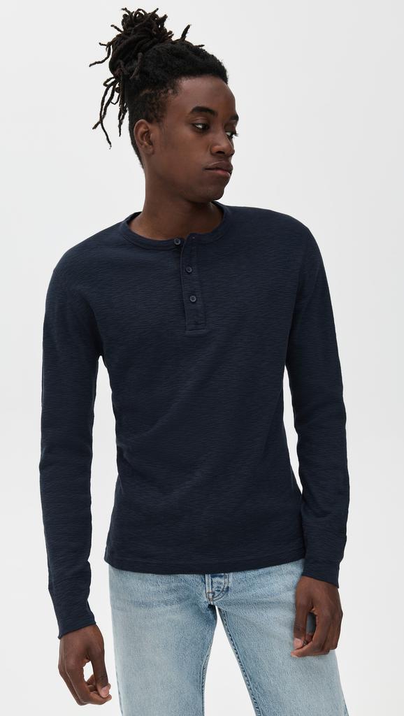 REIGNING CHAMP 1x1 Slub Slim Henley