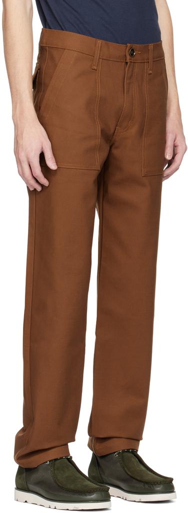Naked & Famous Brown Work Trousers