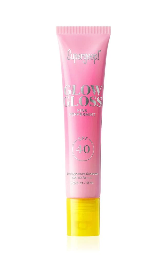 Supergoop! Supergoop! Glow Gloss SPF 40 Lip Balm - Pink Peppermint - Moda Operandi