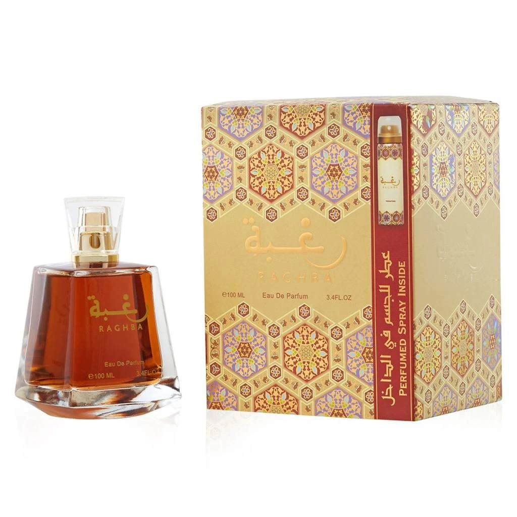 Lattafa Lattafa Unisex Raghba EDP Spray 3.4 oz Fragrances 6225709721238 1