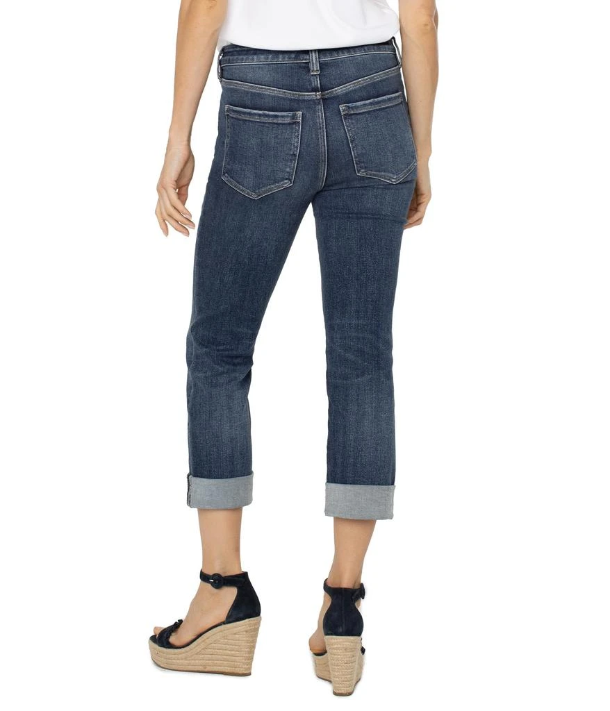 Liverpool Los Angeles Petite Charlie Crop Wide Rolled Cuff 22" Inseam 2