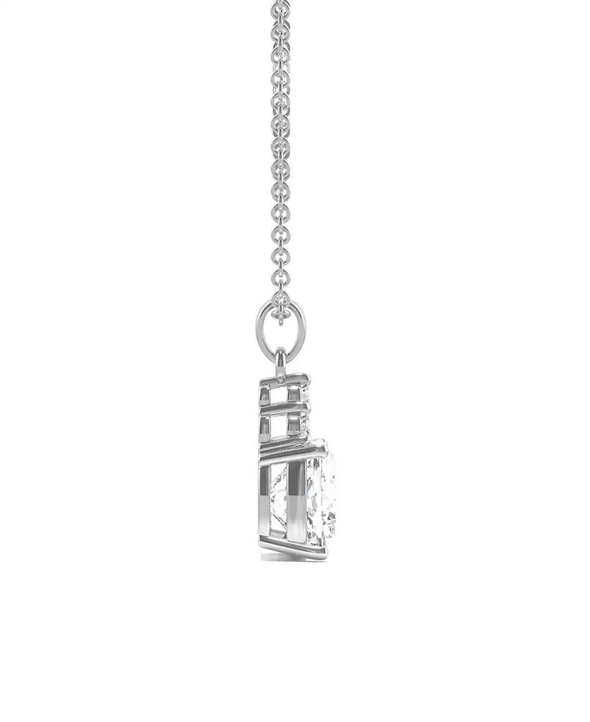 Charles & Colvard Moissanite Cushion Pendant 1-3/4 ct. t.w. Diamond Equivalent in 14k White Gold