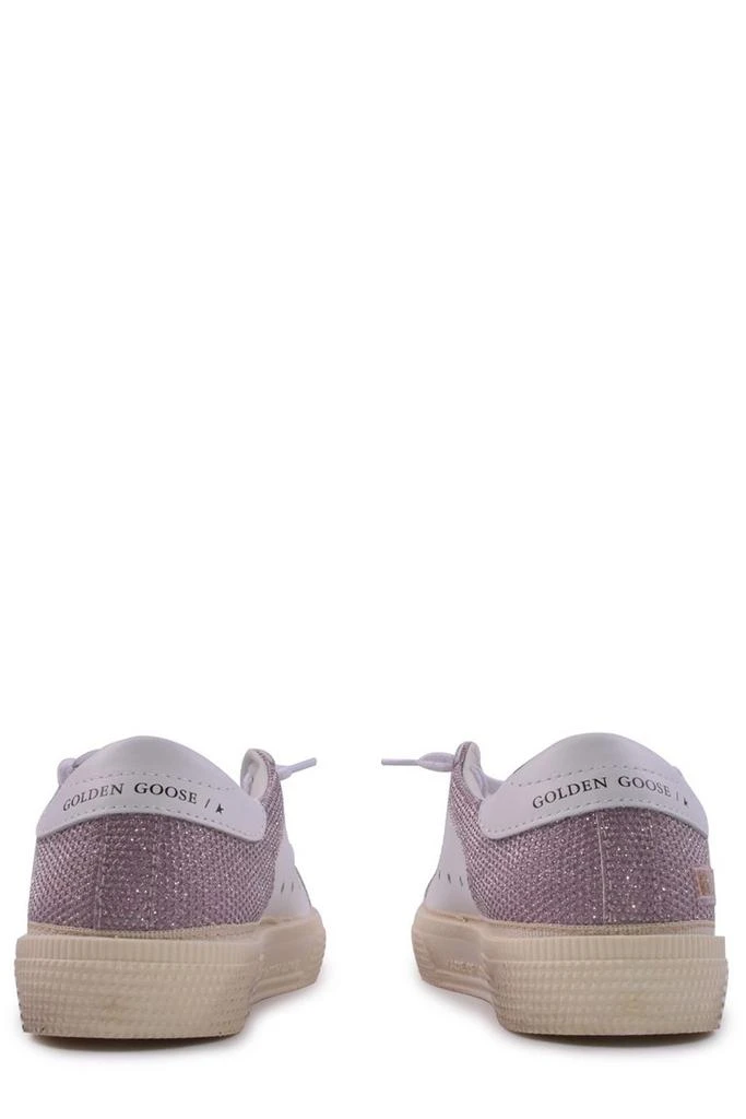 Golden Goose Kids Golden Goose Kids Glitter-Detailed Round Toe Sneakers 4