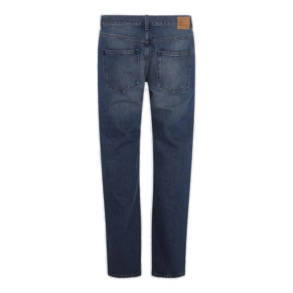 Isabel Marant Isabel Marant Logo-Patch Straight-Leg Jeans 2