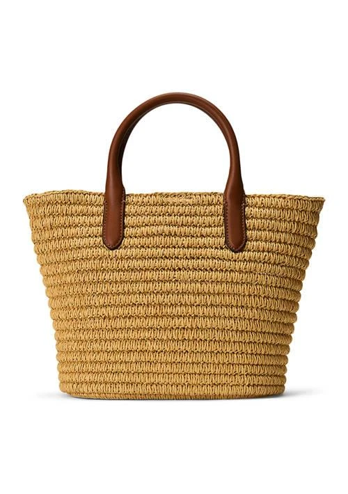 Shop Woven Straw Medium Brie Tote Bag on Sale at BeyondStyle – Get