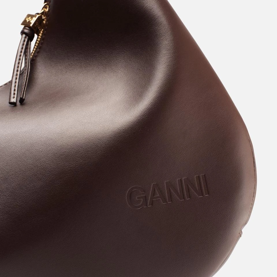 Ganni Ganni Medium Hobo Faux Leather-Blend Bou Bag 5
