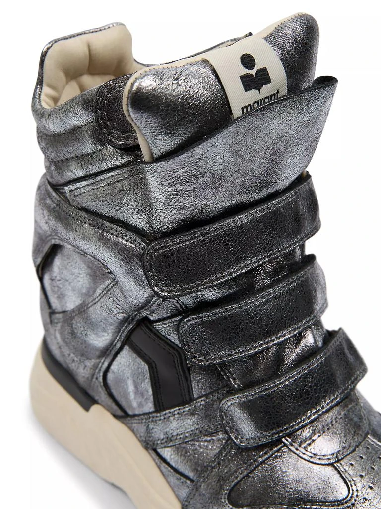 Isabel Marant Festive Balskee High-Top Wedge Sneakers 6