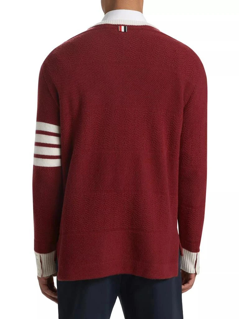 Thom Browne 4-Bar Wool Crewneck Sweater 5
