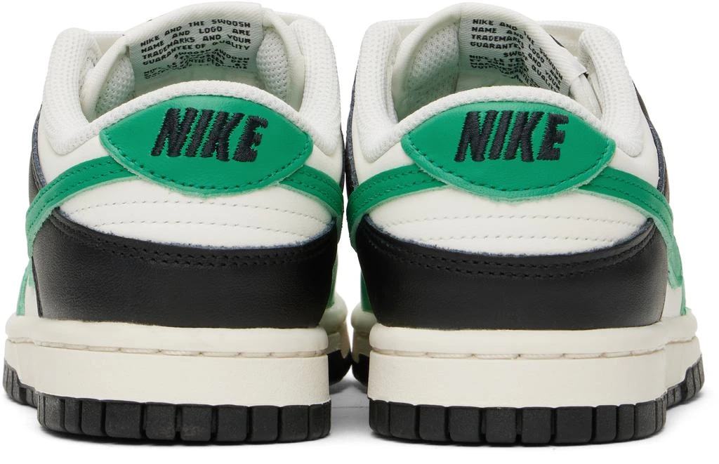 NIKE Green & White Dunk Low Sneakers 2