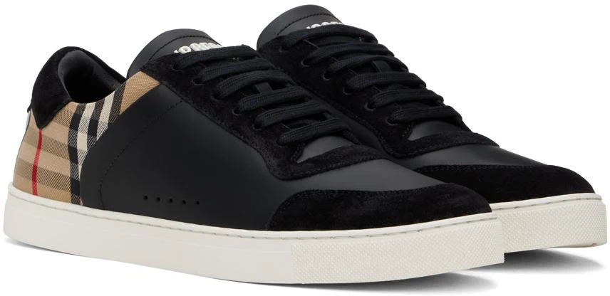 Burberry Black Check Sneakers 4