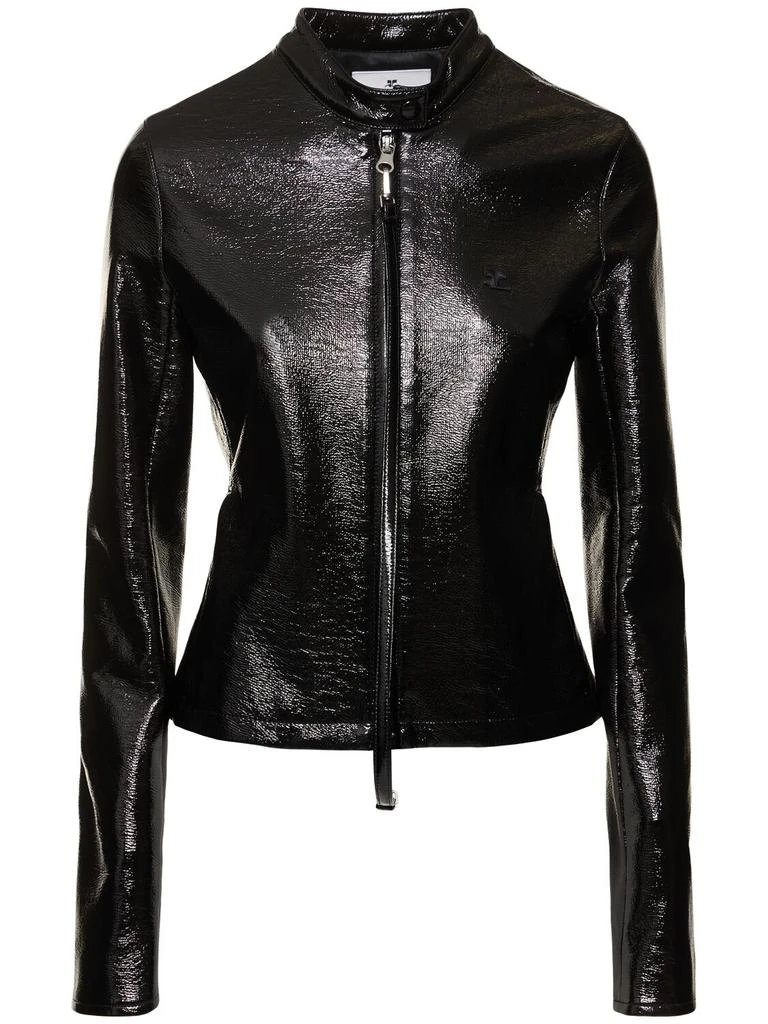 courreges City Vinyl Jacket W/ Zip 1