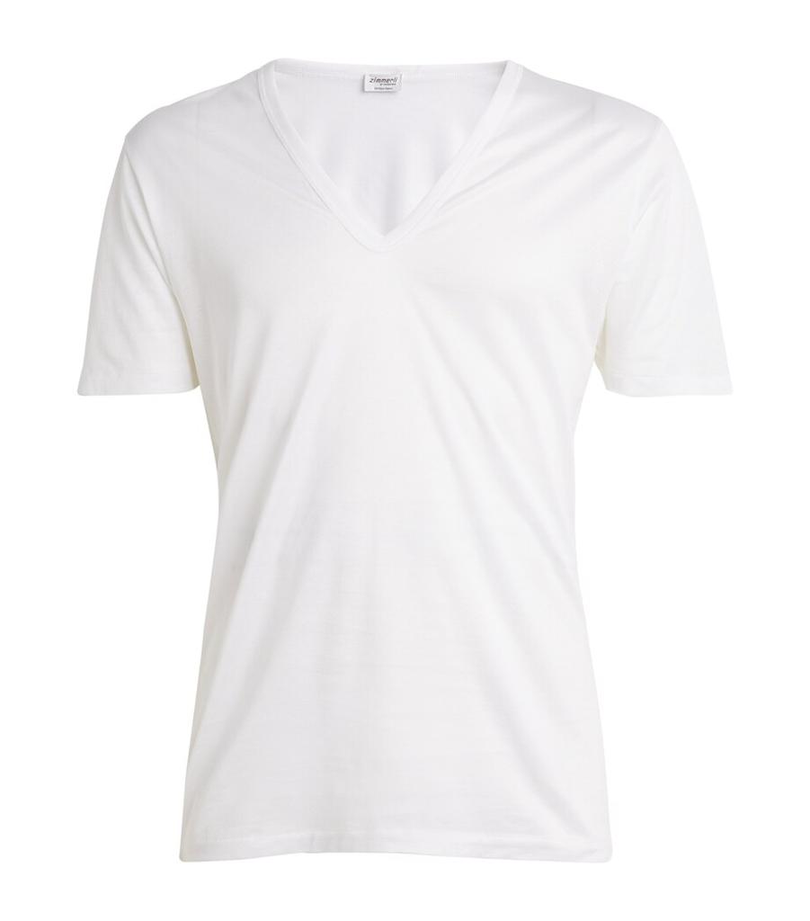 Zimmerli Cotton V-Neck T-Shirt