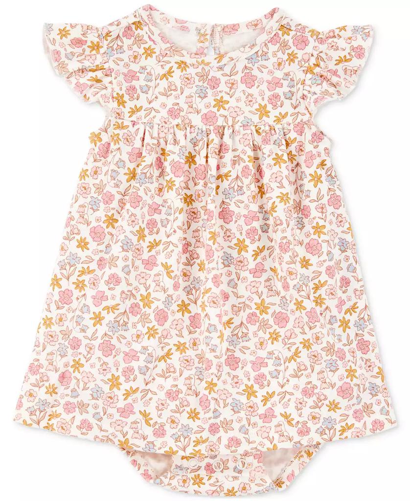 Carter's Baby Girls Cotton Bodysuit Dress & Cardigan, 2 Piece Set