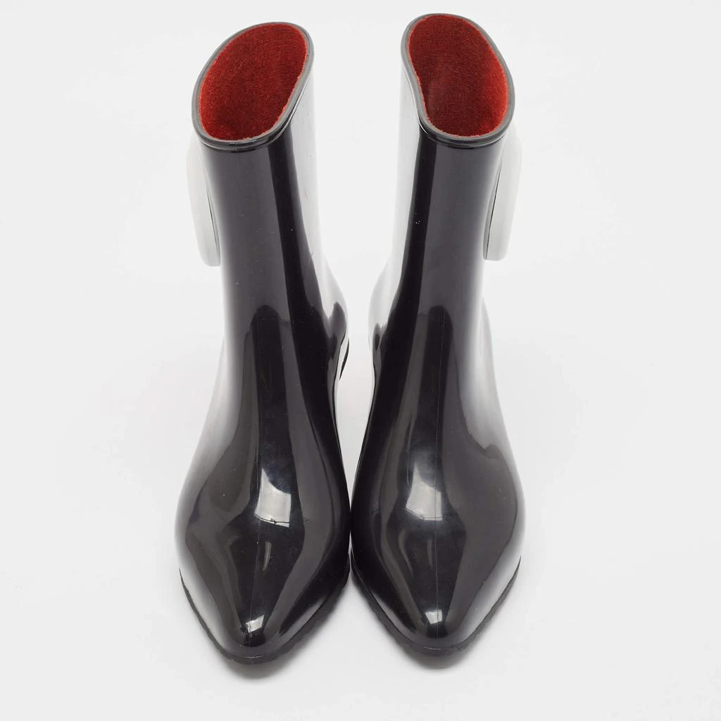 Gucci Gucci Black Rubber Ankle Length Boots Size 38 3