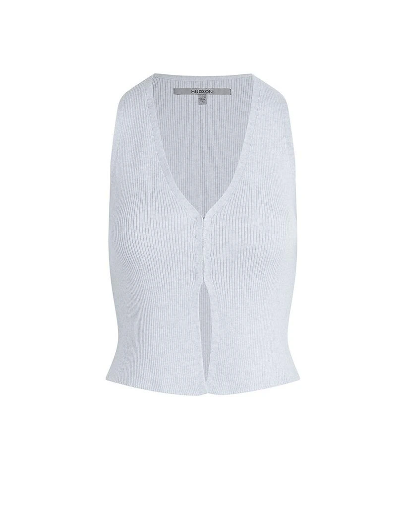 Hudson Sleeveless V Neck Sweater 6