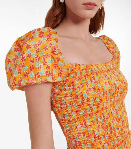 CAROLINE CONSTAS Ginny floral playsuit 4