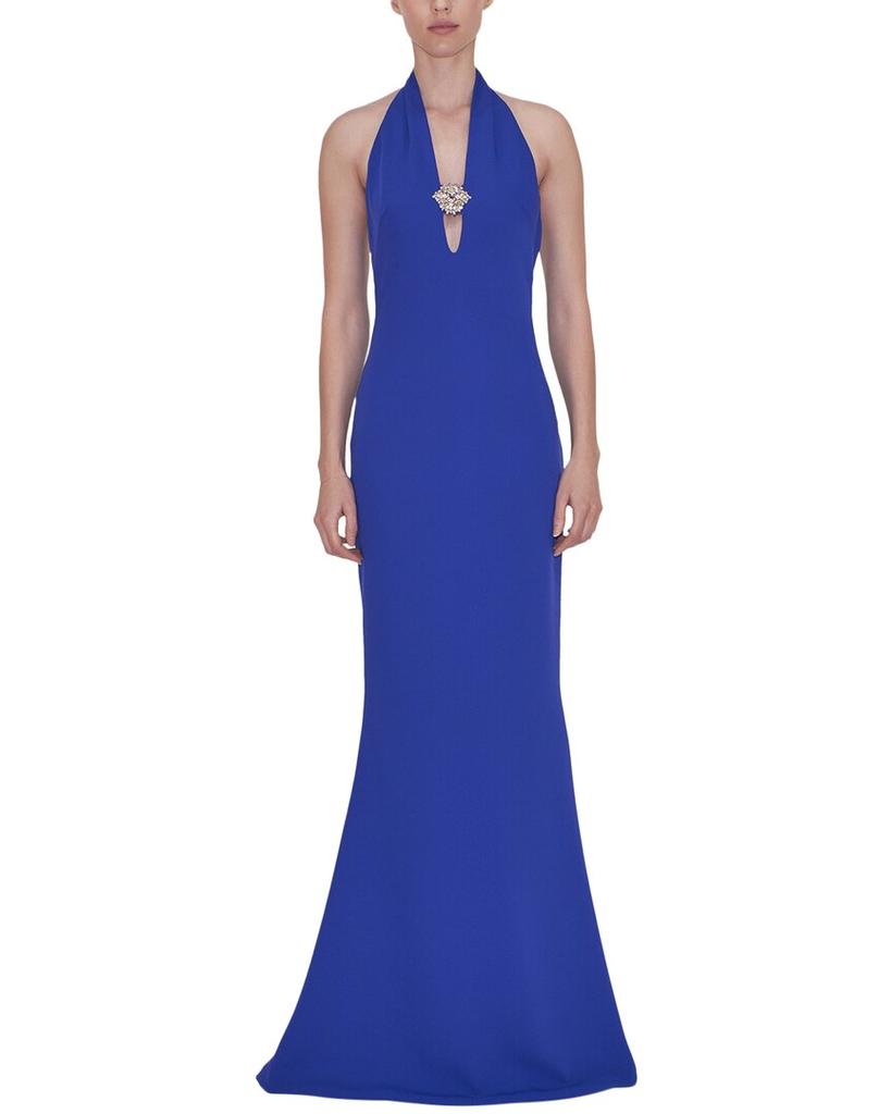 REEM ACRA Halter Gown