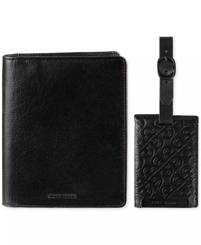 Cole Haan Men's Passport Case & Luggage Tag 1