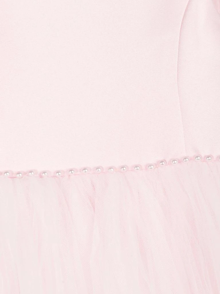 Sarah Louise Girls Ceremonial Ballerina Length Dress in Pink 3