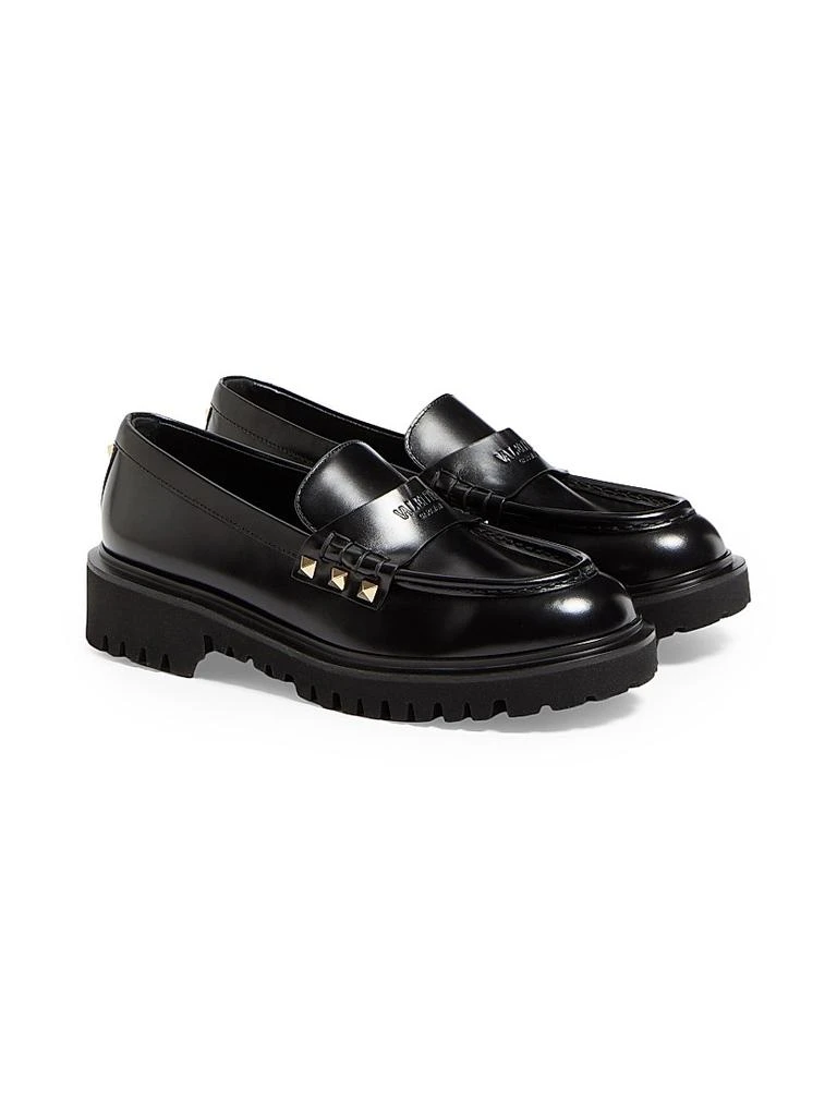 Valentino Rockstud Calfskin Loafers 2