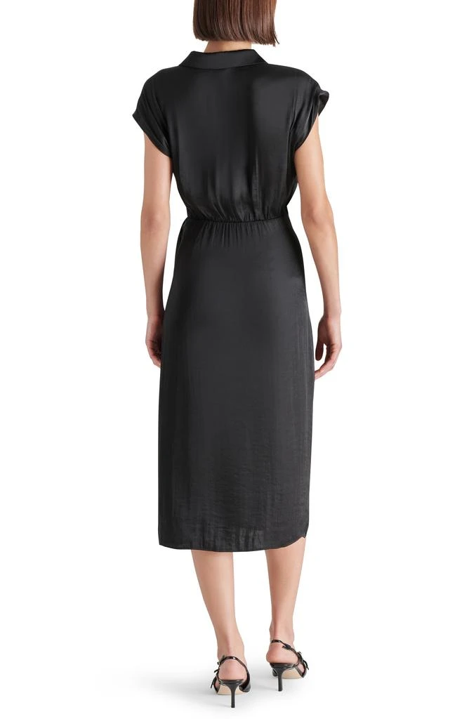 knee length dresses for ladies Wild Rose & Sparrow Polka Dot navy summer dress main image 0