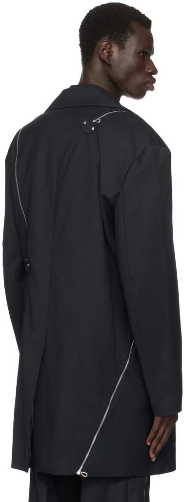 Kiko Kostadinov Navy Knox Multi Zip Blazer 3