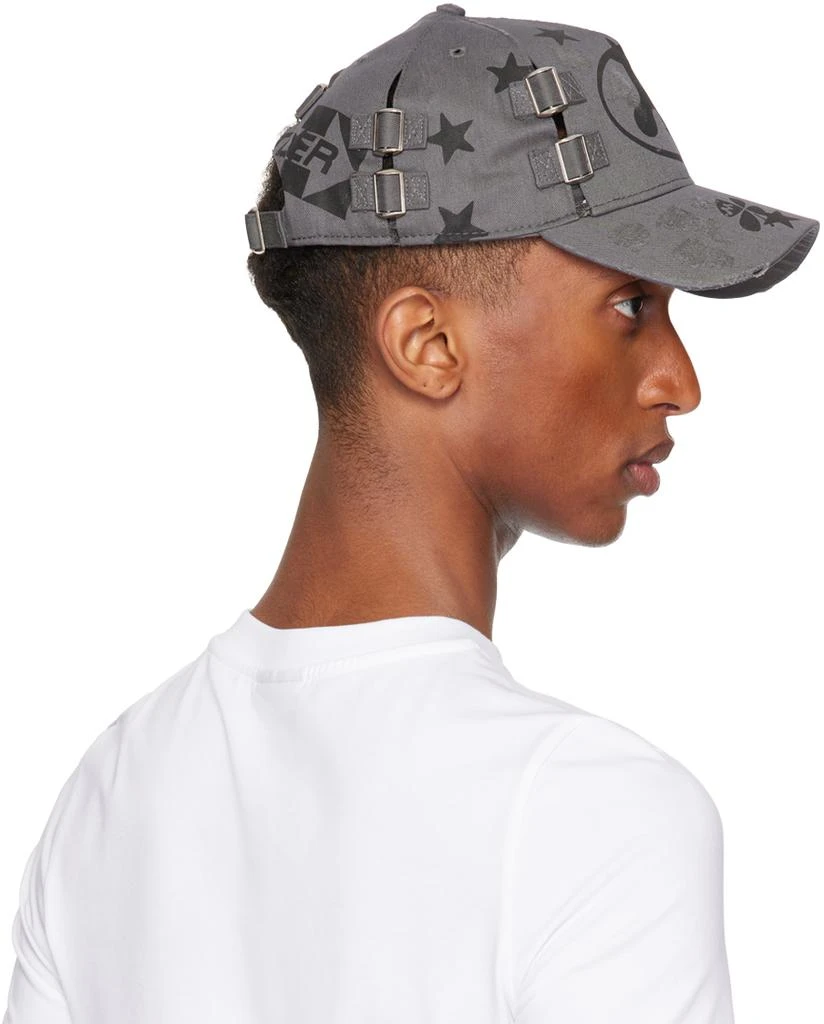 Mowalola Gray 'Lotta' Cap 3