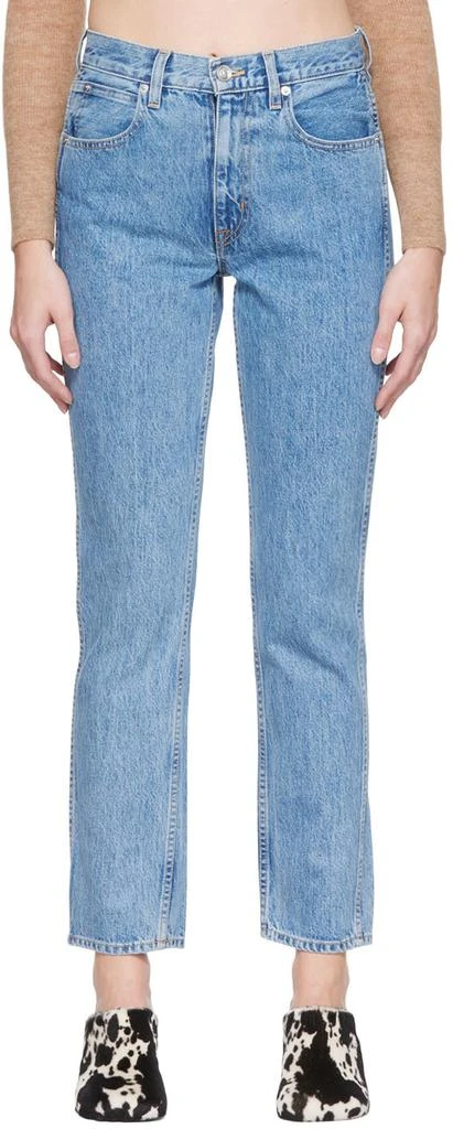 SLVRLAKE Blue Virginia Slim Jeans 1