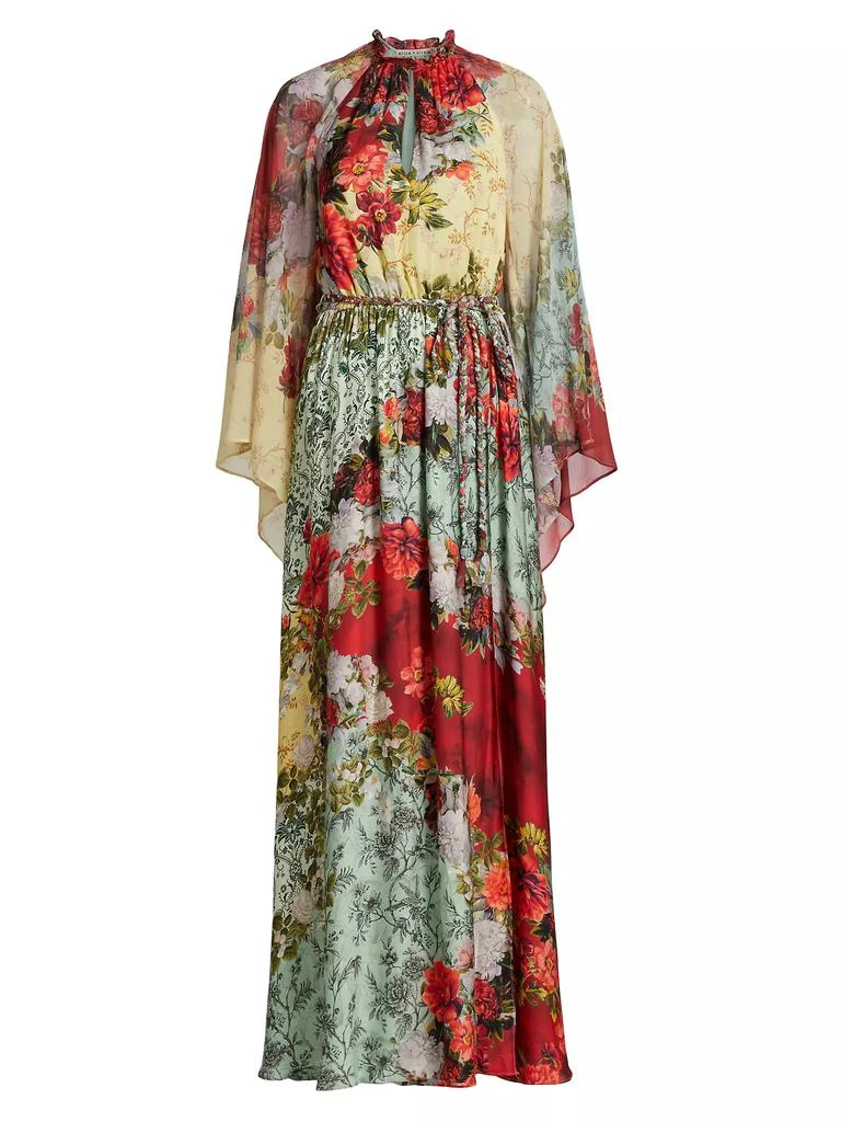 Alice + Olivia Malinda Printed Caftan Dress 1
