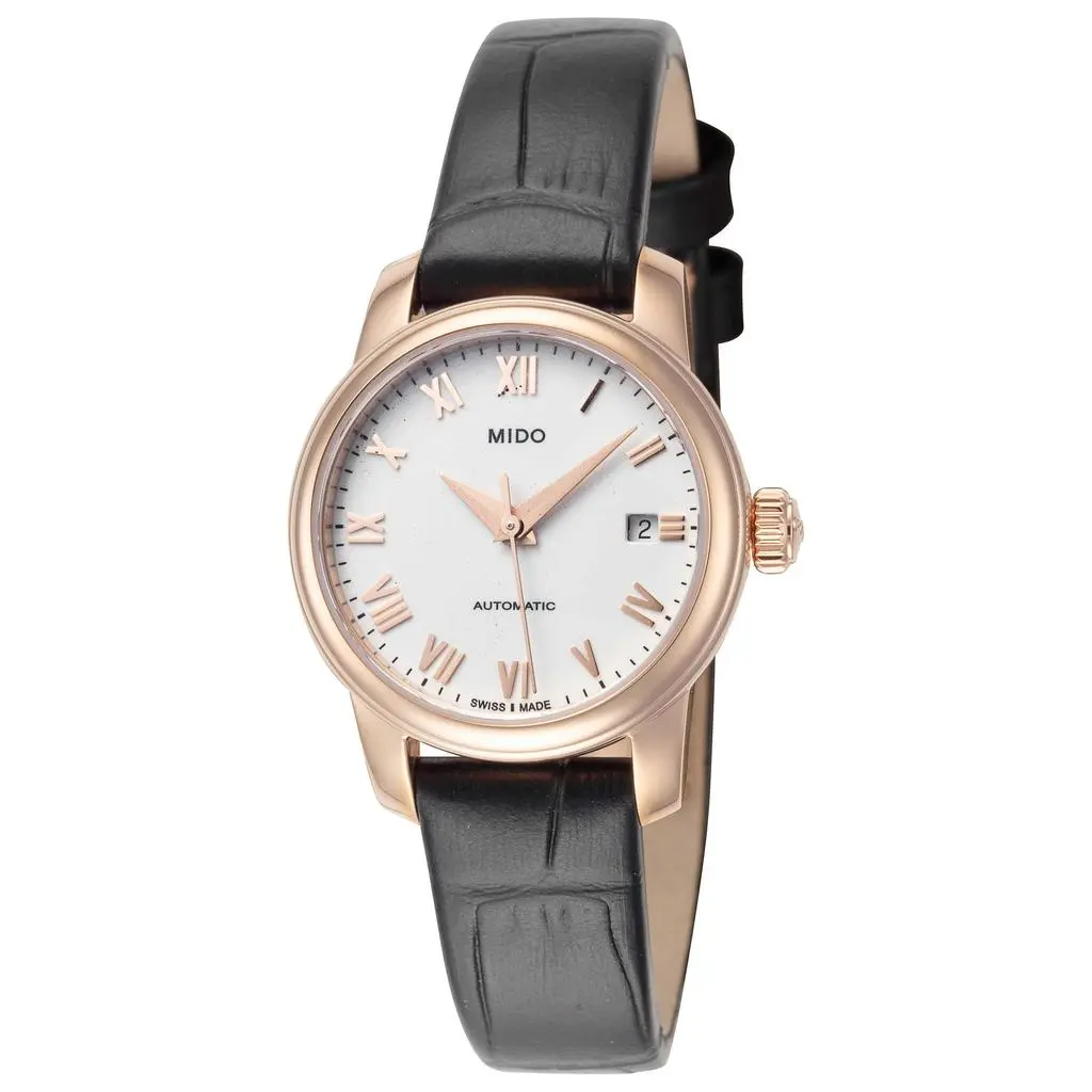 Shop Mido Commander Lady Automatic Diamond Brown Dial Watch  display picture 1