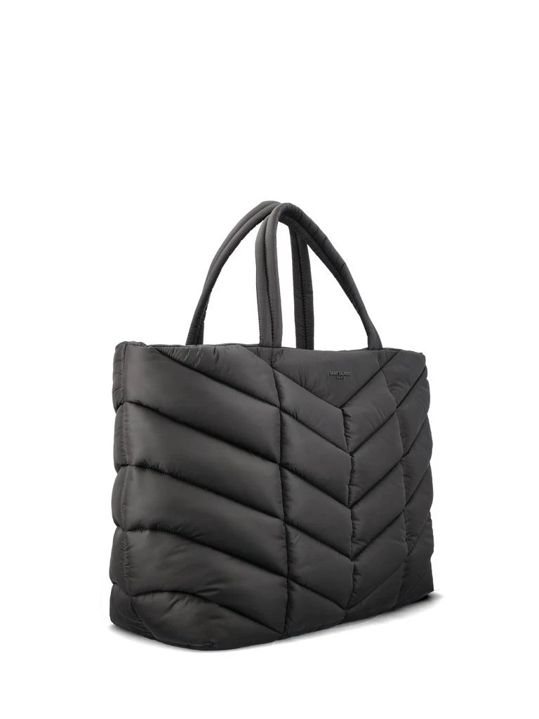 Yves Saint Laurent Saint Laurent Logo Detailed Puffer Tote Bag 3