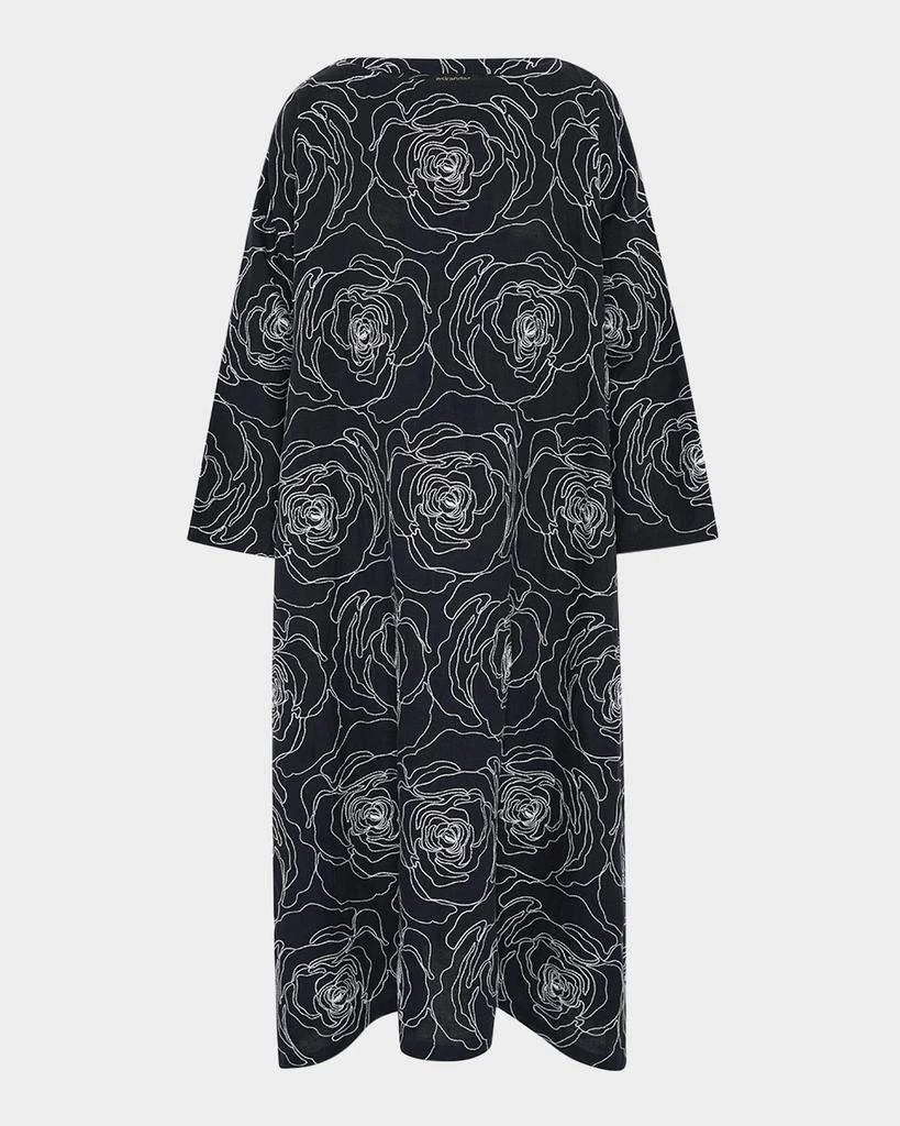 Eskandar Wide A-Line Scoop-Neck Dress 1