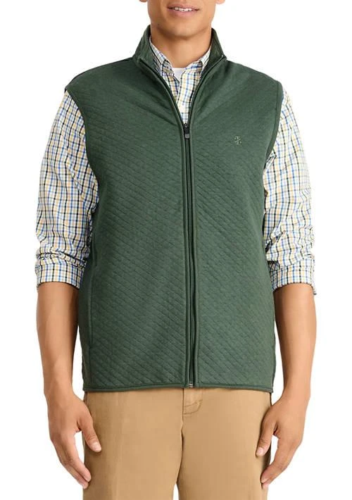 IZOD Luxury Sport Quilted Knit Vest 1