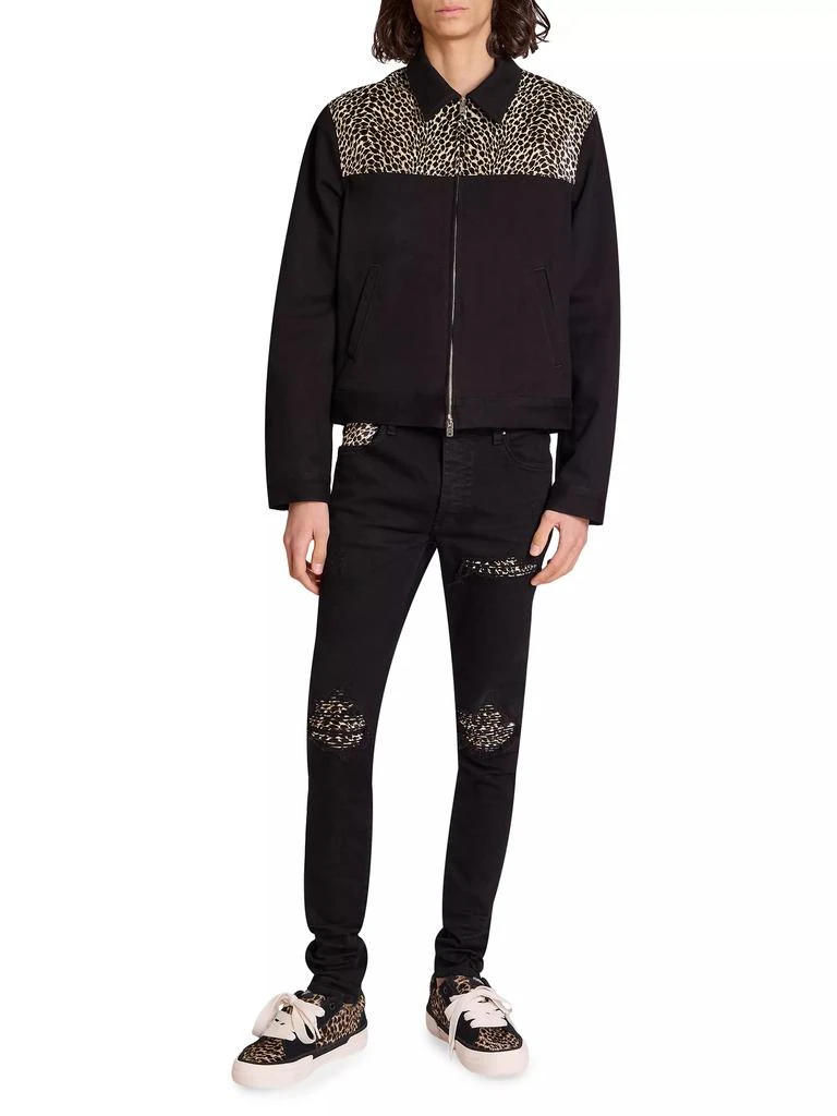 AMIRI Leopard Mx1 Skinny Jeans 2