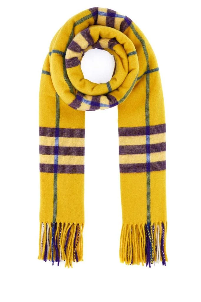 Burberry Burberry Checked Fringed Scarf