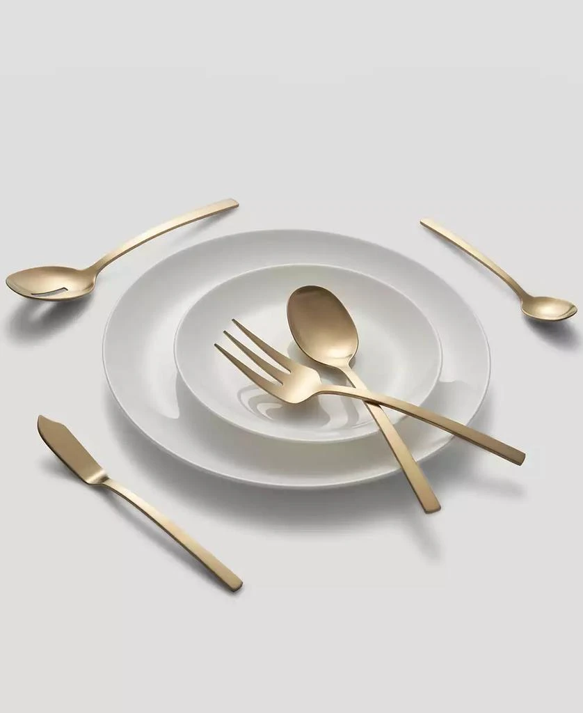 Cambridge Silversmiths Beacon Gold Satin 45-Piece Flatware Set, Service for 8 6