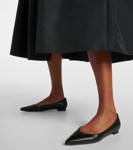 Manolo Blahnik Kietta leather ballet flats 4