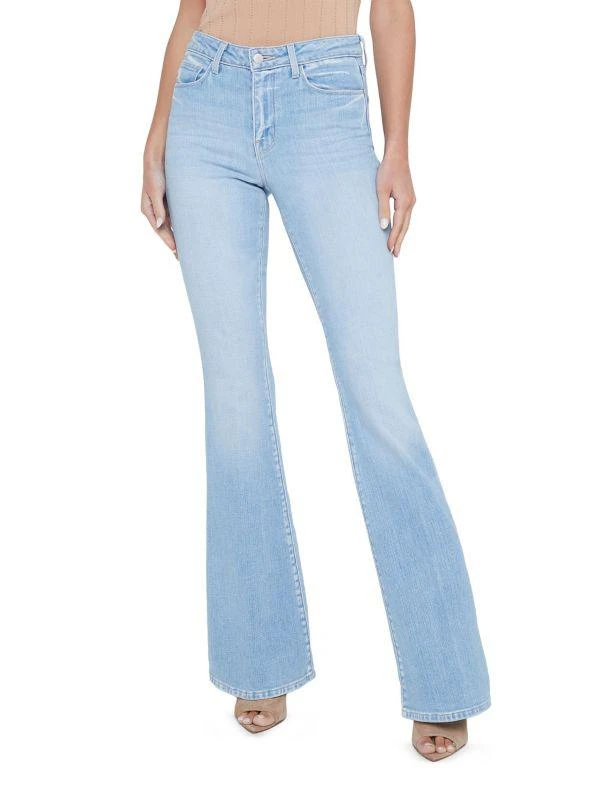 L'Agence Bell High-Rise Flare Jeans 1