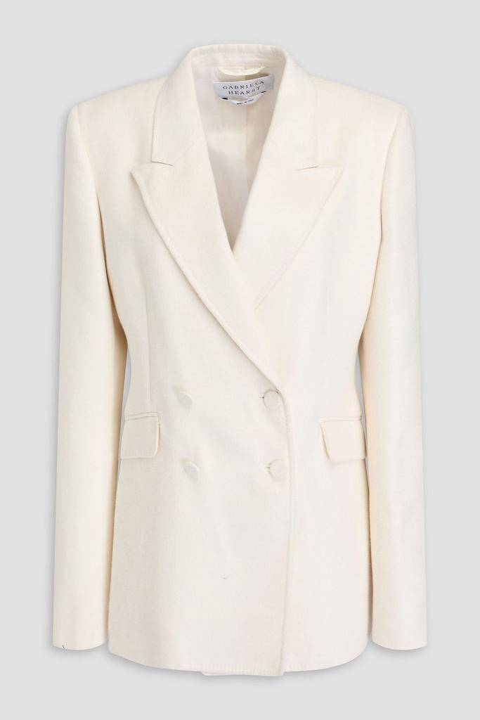 Gabriela Hearst Double-breasted brushed silk blazer