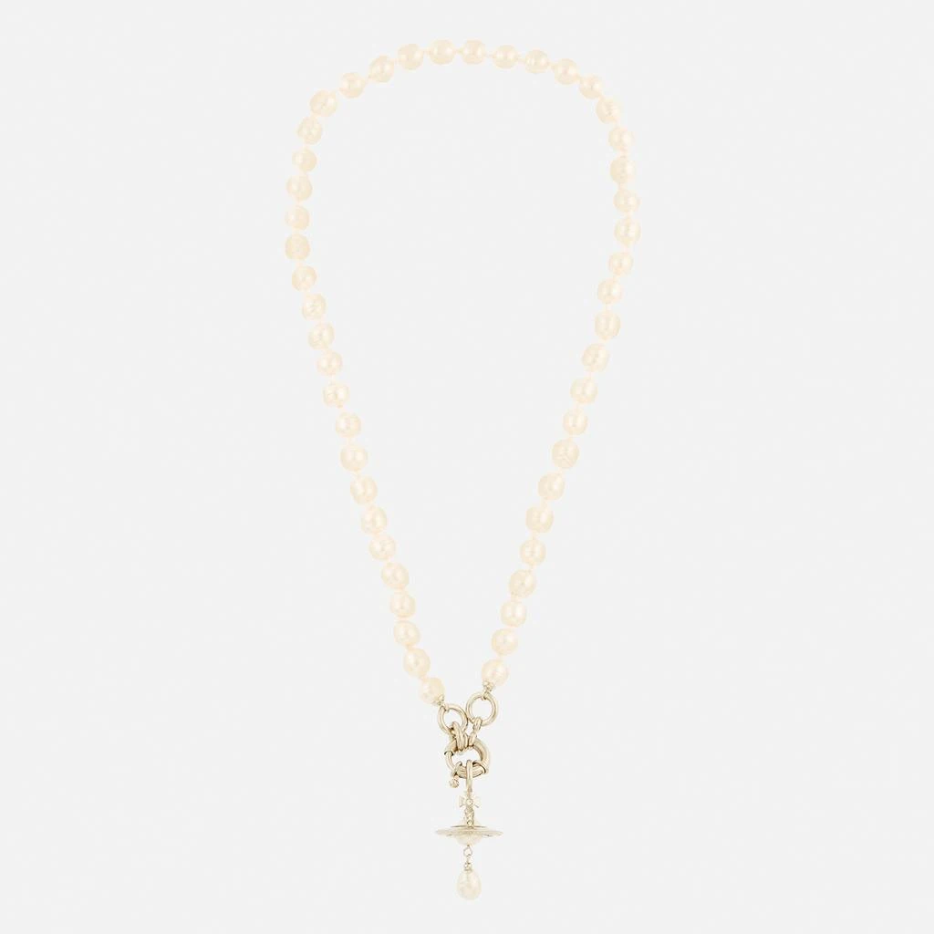 Vivienne Westwood Vivienne Westwood Aleksa Platinum-Tone and Preciosa Pearl Necklace 2