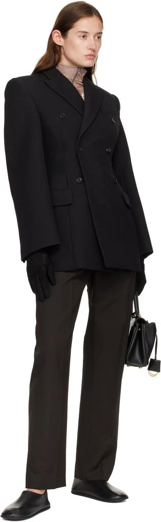 Handsome Stockholm Black Essentials Suede Gloves 3