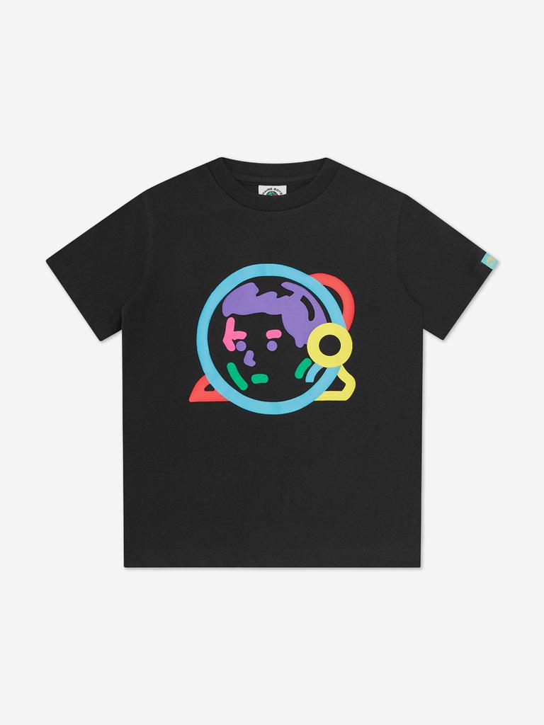 Billionaire Boys Club Billionaire Boys Club Kids Puff Print Astro Helmet T-Shirt in Black